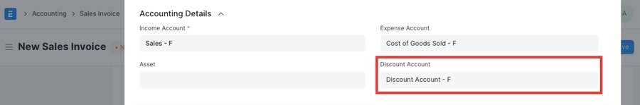 Tài khoản chiết khấu