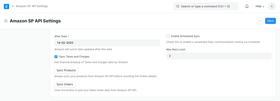 Cấu hình đồng bộ hóa