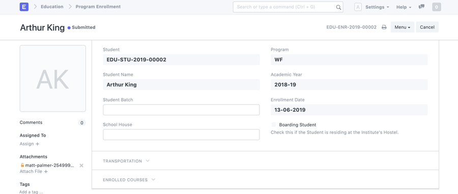 tuyển sinh chương trình