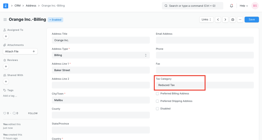Địa chỉ Tax Cat