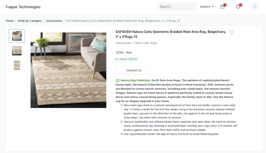 Trang mục của trang web